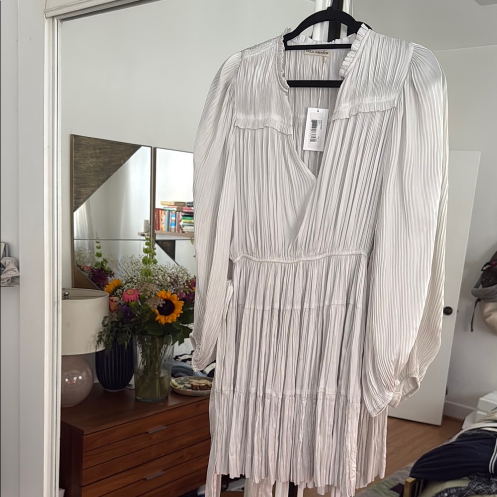 Ulla Johnson White Long Sleeve Dress